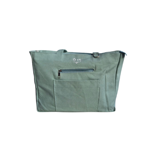 Everyday Canvas Tote (Turquoise)