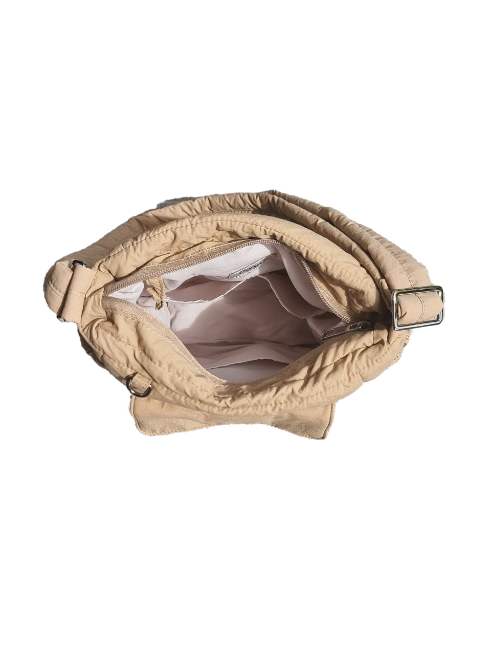 Puffer Cross-Body Sling (Light Brown)