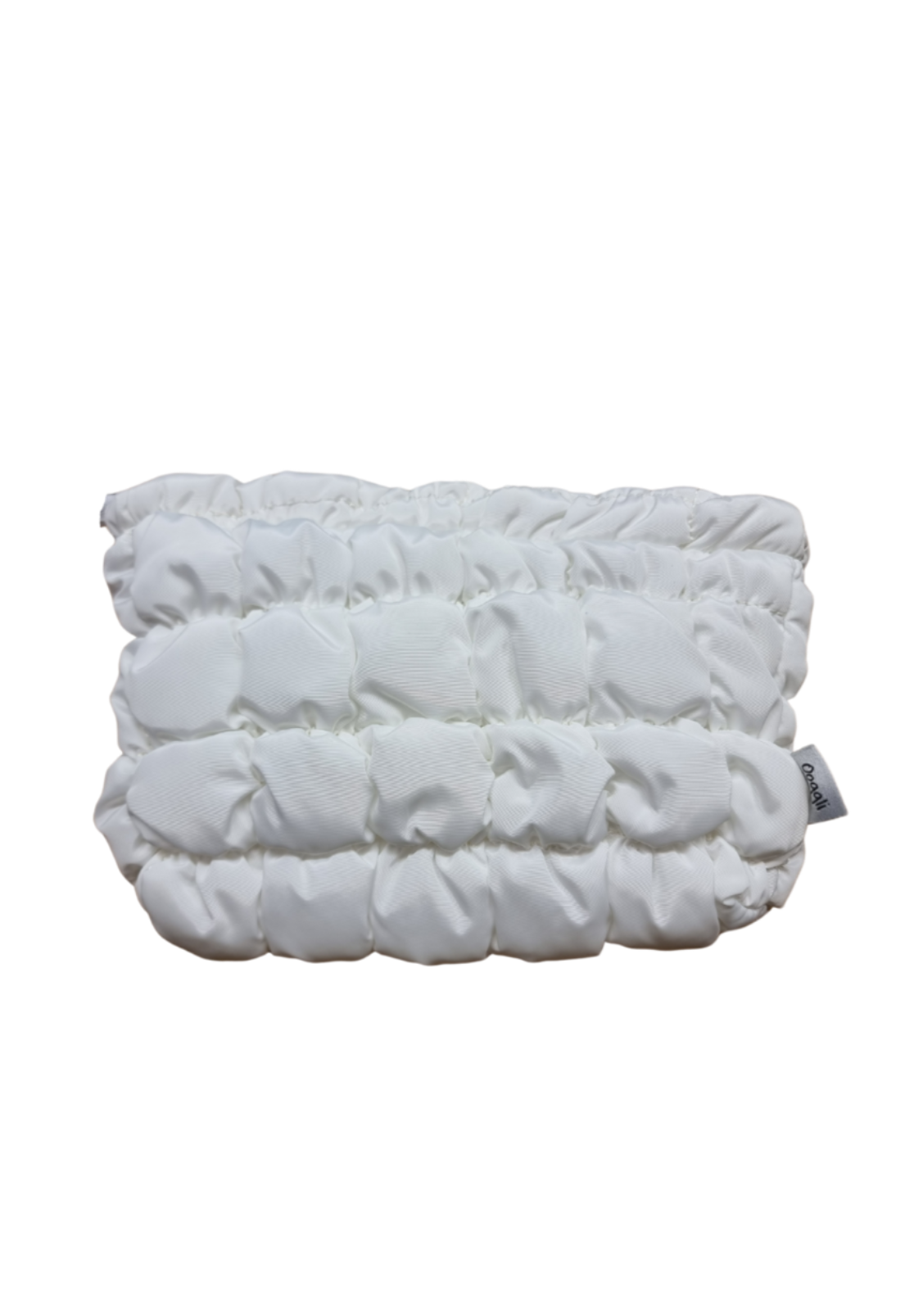 Quilted Puffer Pouch (White)
