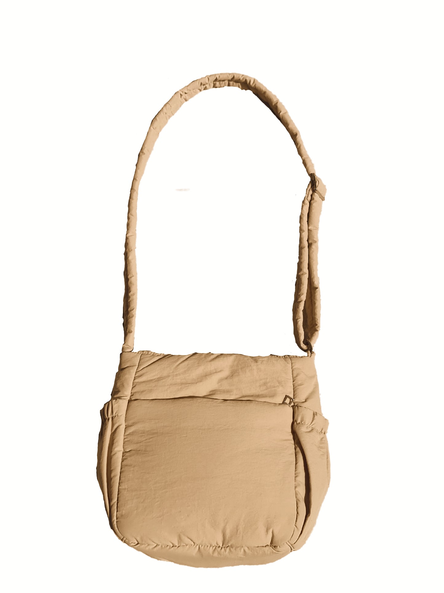 Puffer Cross-Body Sling (Light Brown)