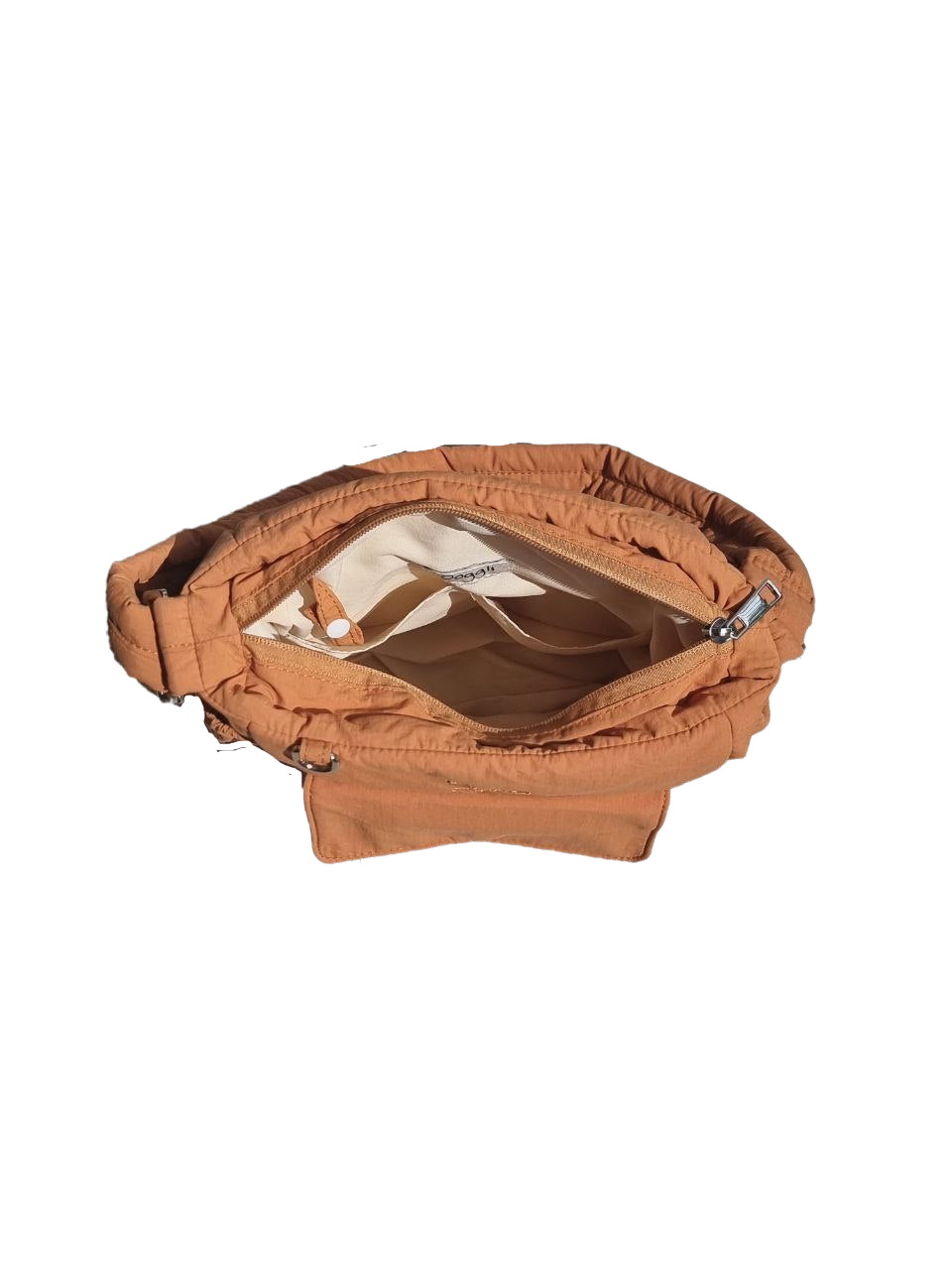 Puffer Cross-Body Sling (Orange Brown)